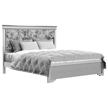 Global Furniture USA Veronia King Bed Panel in Silver, , large
