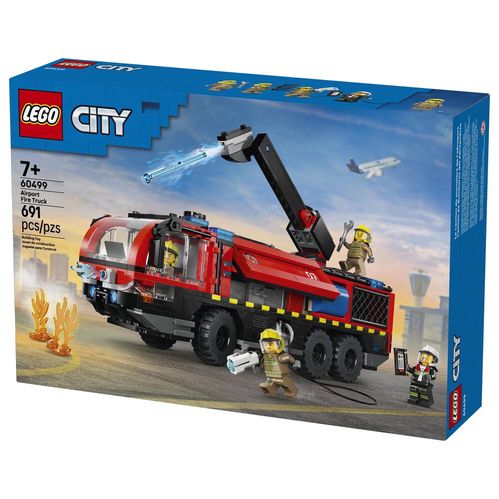 LEGO City Airport Fire Truck Building Set, , large