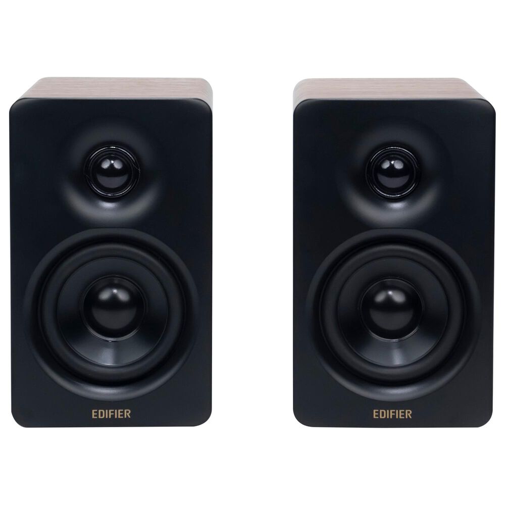 Edifier M60 2.0 Compact Desktop Bluetooth Speakers Pair in Classic Oak, , large