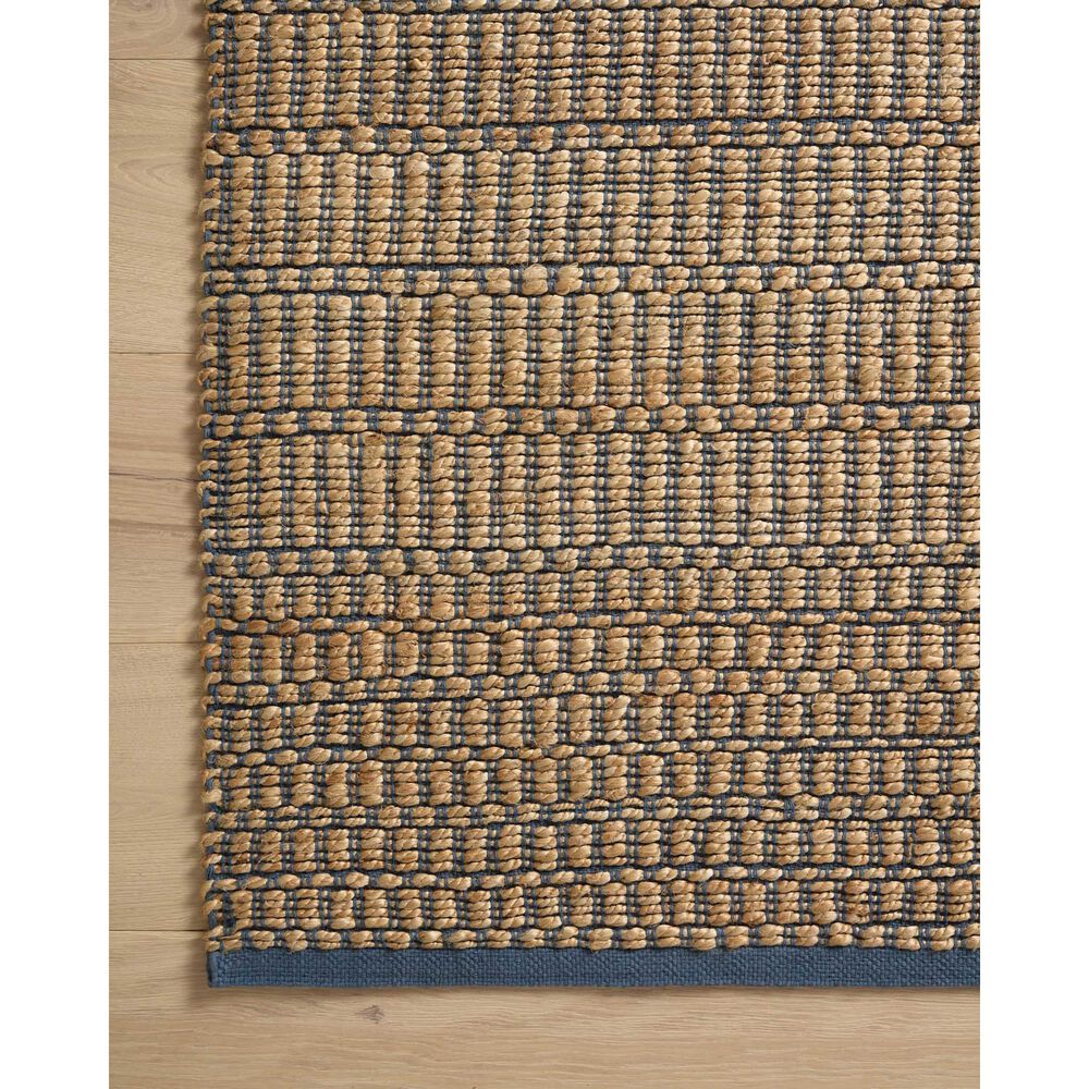 Angela Rose Colton 2&#39; x 3&#39; Natural and Navy Area Rug, , large