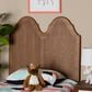 Baxton Studio Tobin Twin Arched Headboard in Ash Walnut, , large