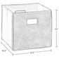 RiverRidge Home 2-Cubby Kid Book Rack with 2-Blue Bin in White, , large
