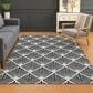 Dalyn Rug Company The Reserve TR9 Black 10" x 14" Indoor/Outdoor Area Rug, , large