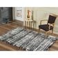 Central Oriental Natick Blyana 5" x 7" White and Blue Area Rug, , large