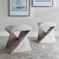 Uttermost Benue Ottoman in White Washed Fir Wood, , large