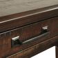Ashley Baldridge Large Leg Desk in Rustic Brown, , large