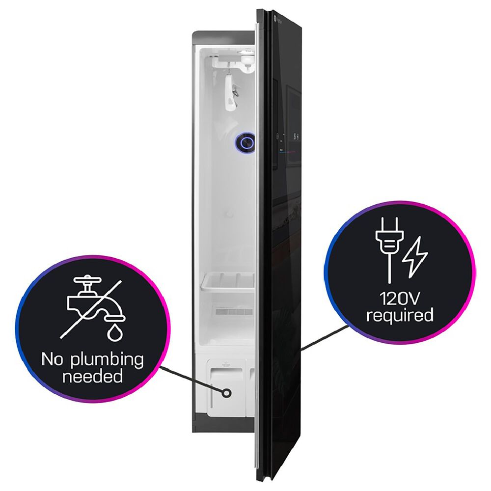 GE Profile Steam Closet with Fabric Refresh in Carbon Graphite, , large