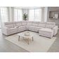 Oxford Furniture 7-Piece Power Reclining Right Facing Sectional with Chaise in Paris Cobblestone, , large