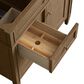 James Martin Brittany 36" Single Bathroom Vanity in Pecan with 3 cm Ethereal Noctis Silestone Top and Rectangular Sink, , large