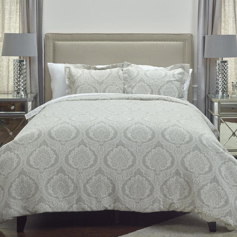 Rizzy Home Isabella 90" x 92" Duvet in Brown, , large