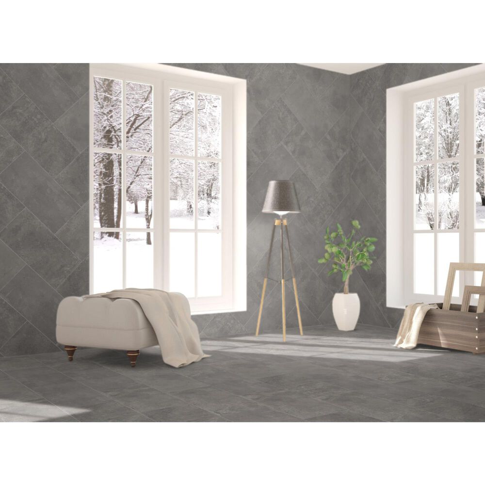 Dal-Tile Urbanize UB04RCT1224MTJ1 Grey 12&quot; x 24&quot; Porcelain Tile, , large