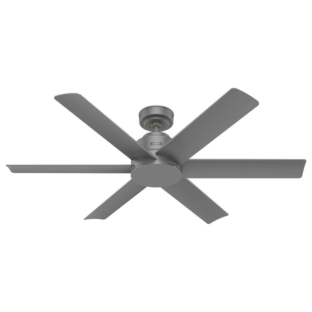 Hunter Kennicott 52" Outdoor Ceiling Fan in Matte Silver, , large