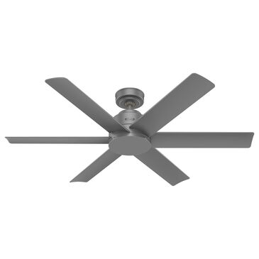 Hunter Kennicott 52" Outdoor Ceiling Fan in Matte Silver, , large