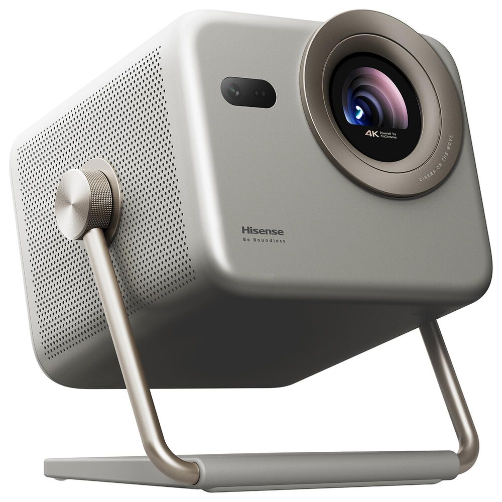 Hisense Triple Laser 4K Smart Mini Projector in Gray, , large