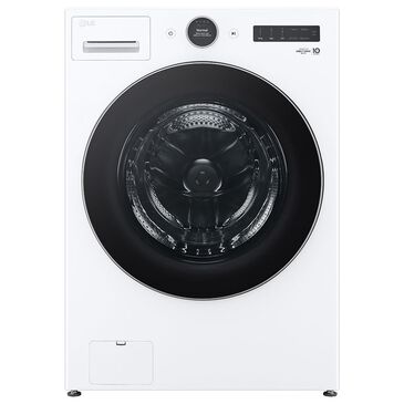 LG 4.5 Cu. Ft. Ultra Large Capacity Front Load Washer with AIDD In White, , large