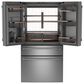 Cafe 4pc Kitchen Package with Refrigerator, Range, Microwave, and Dishwasher in Stainless Steel, , large