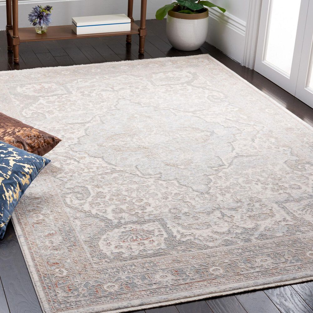 Safavieh Marmara 5&#39; x 8&#39;2&quot; Beige and Light Blue Area Rug, , large