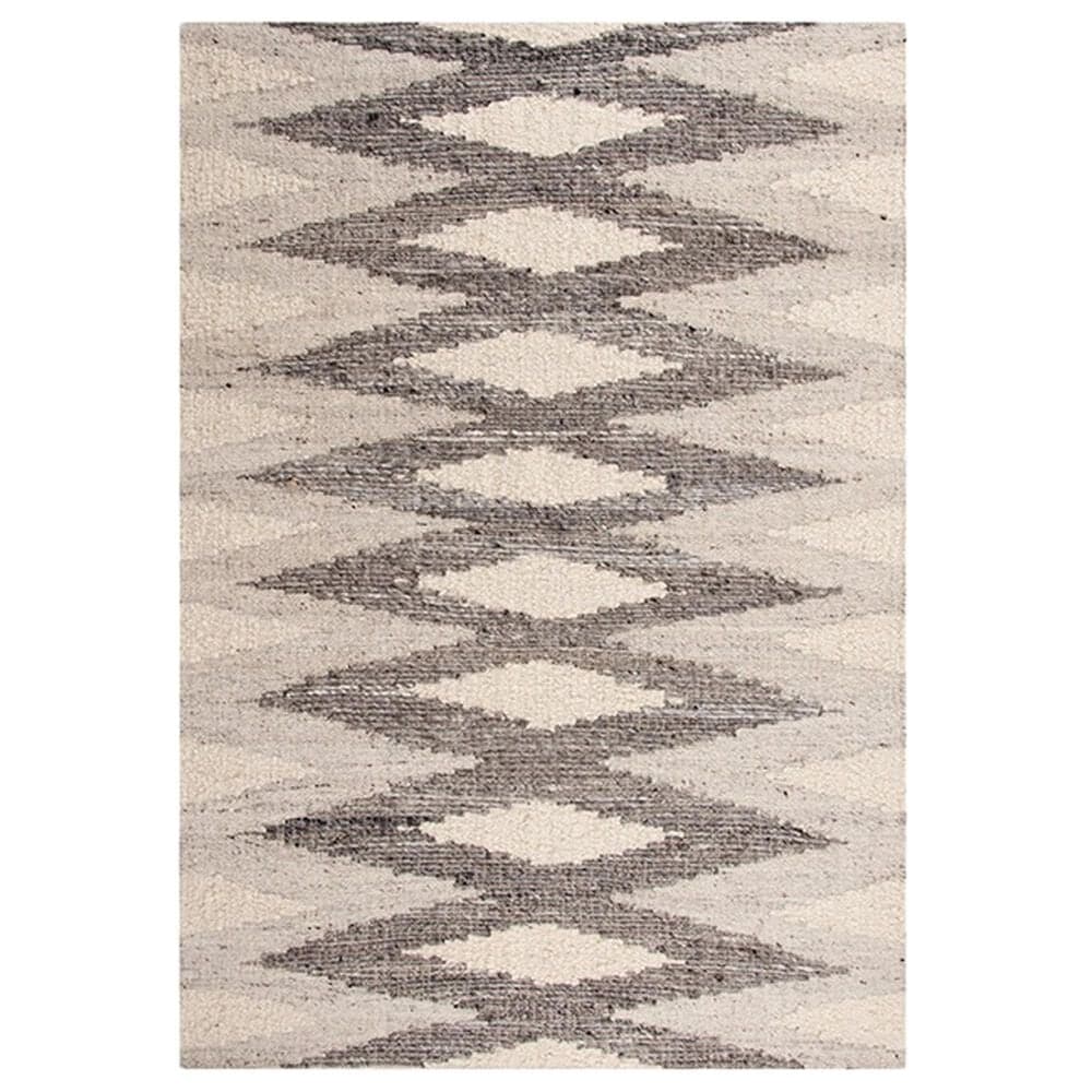 RIZZY Nova 5" x 7"6" Silver and Gray Area Rug, , large
