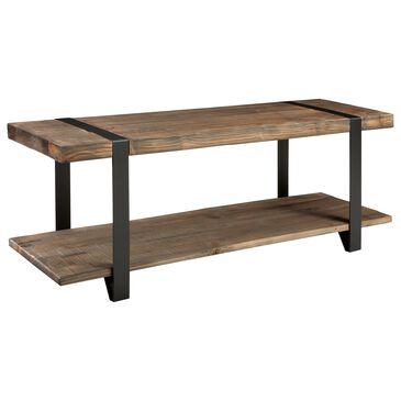 Timberlake Modesto 48" Entryway Bench in Natural and Black, , large