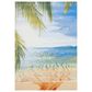 Safavieh Barbados Tropical Beach  3"3" x 5" Gold and Blue Indoor/Outdoor Area Rug, , large