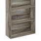HOMLUX 6-Tier Free Standing Open Storage Bookcase in French Oak, , large