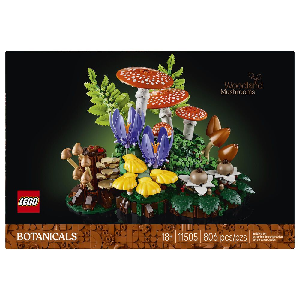 LEGO Botanicals Woodland Mushrooms Building Set, , large