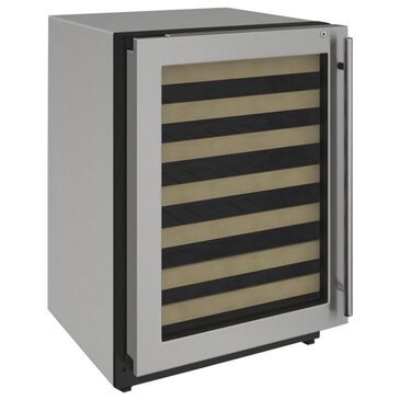 U-Line 24" Wine Cooler with Left-Hand Hinged in Stainless, , large