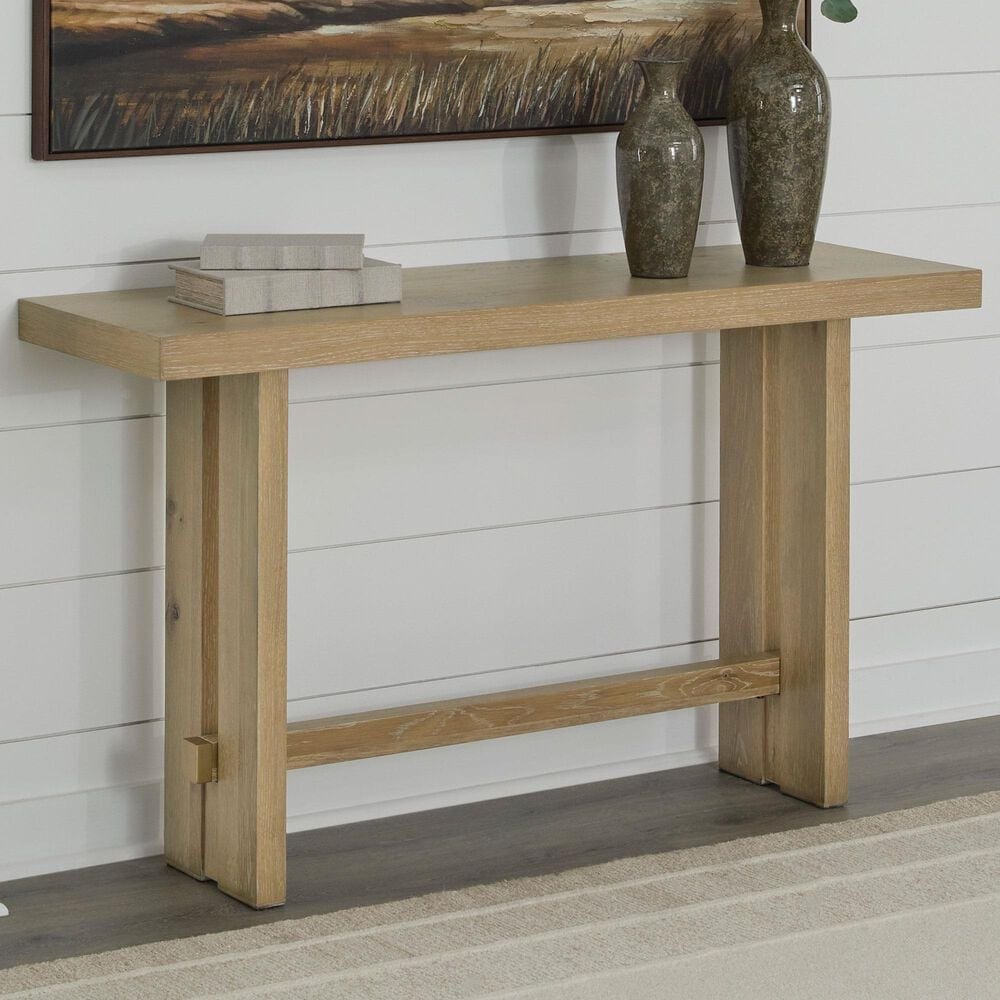 Ashley Crendlin Sofa Table in Light Brown, , large