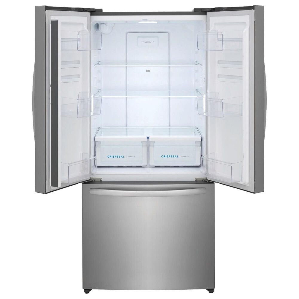 Frigidaire 17.6 Cu. Ft. Counter-Depth French Door Refrigerator in Brushed Stainless Steel, , large