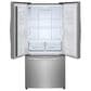 Frigidaire 17.6 Cu. Ft. Counter-Depth French Door Refrigerator in Brushed Stainless Steel, , large