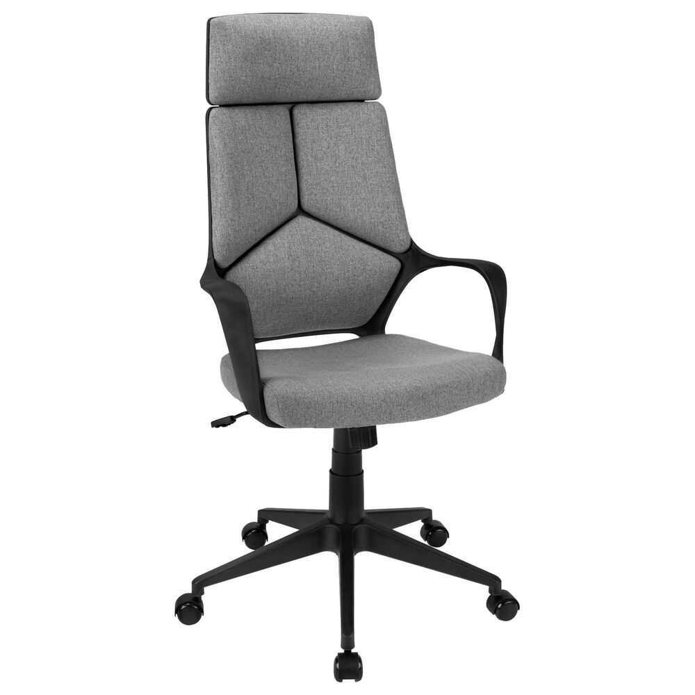 Monarch Specialties Executive Office Chair in Black, , large