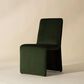Club Collection By Sunpan Cascata Side Chair in Moss Green, , large