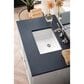 James Martin Vanities Athens 36" Single Bathroom Vanity in Glossy White with 3 cm Charcoal Soapstone Quartz Top and Rectangular Sink, , large
