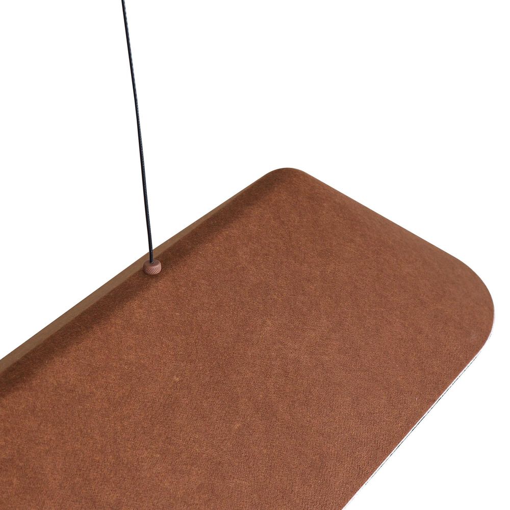 Golden Lighting Faroe 43" 1-Light LED Pendant in Coffee and Black, , large