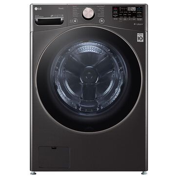 LG 4.5 Cu. Ft. Front Load Washer with TurboWash 360 in Black Steel, , large