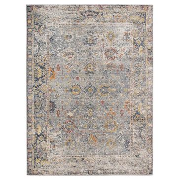 Amer Rugs Fairmont 10"3" x 14"3" Charcoal and Yellow Area Rug, , large