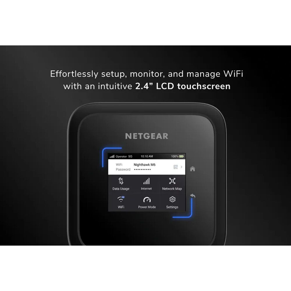 NETGEAR Nighthawk M6 5G Wi-Fi 6 Mobile Hotspot Router in Black, , large