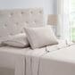Trade Linker 3-Piece Twin Waffle Hem Sheet Set in Ivory, , large
