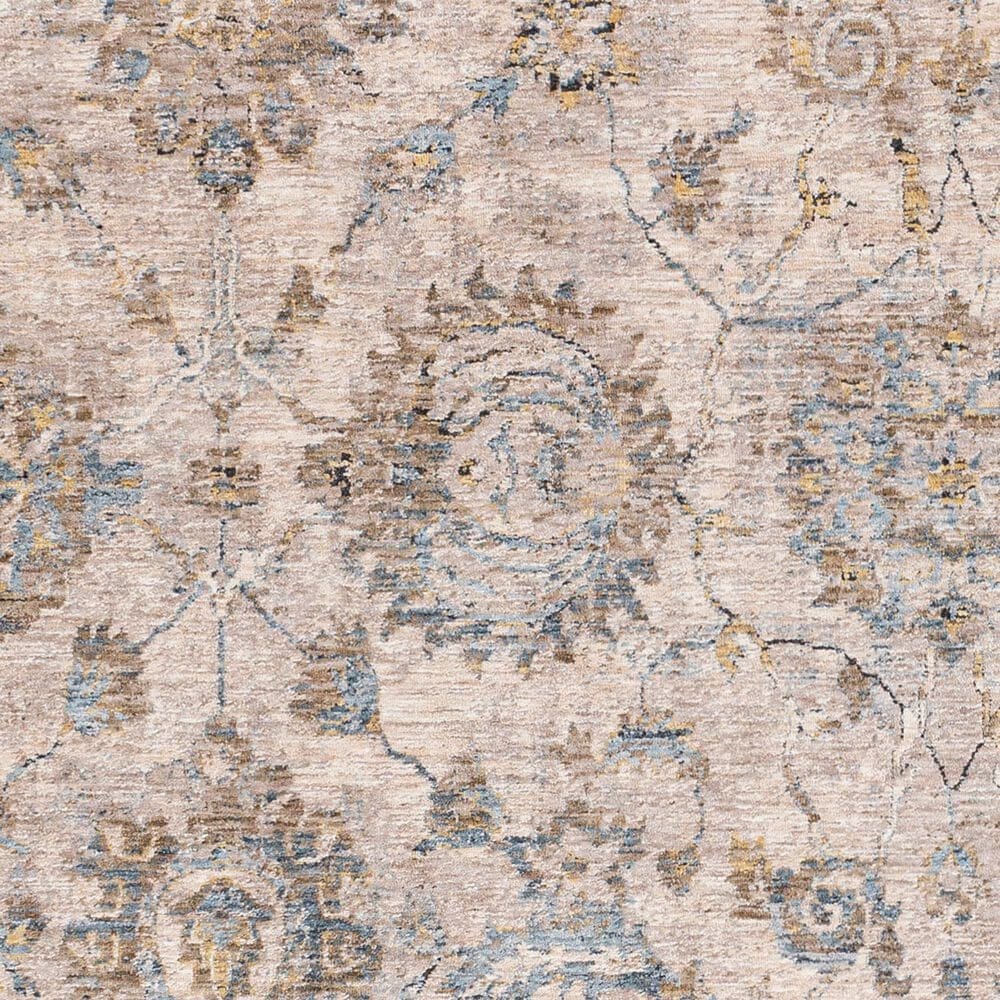 Surya Mirabel  6&#39;7&quot; x 9&#39;6&quot; Teal, Aqua, Mustard, Brown, Taupe and Beige Area Rug, , large