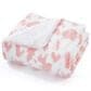 Duke Imports Strawberry Cow Plush Throw in Pink, , large