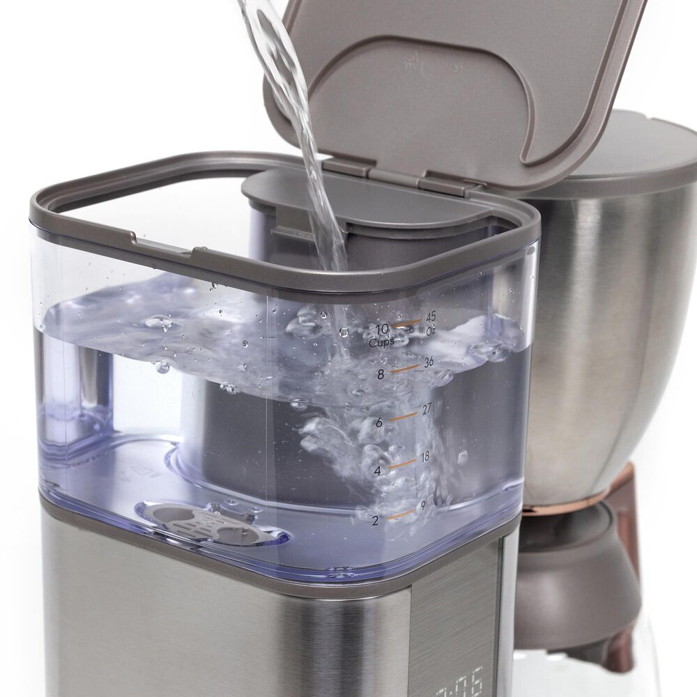 Cafe Specialty Drip Coffee Maker with Glass Carafe in Stainless Steel, , large