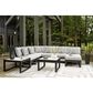 Ashley Beachloft Patio Square Coffee Table in Black and Gray - Table Only, , large