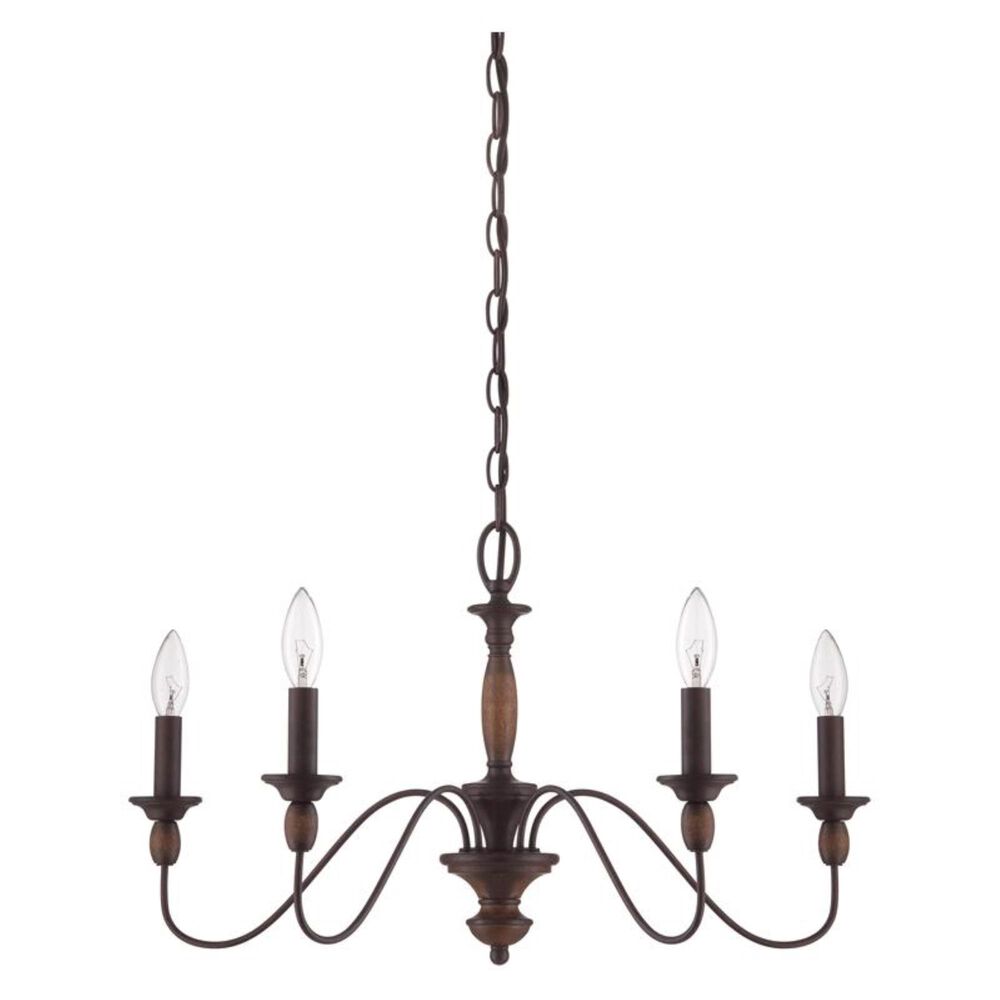 Quoizel Holbrook 5 Light Chandelier in Tuscan Brown, , large