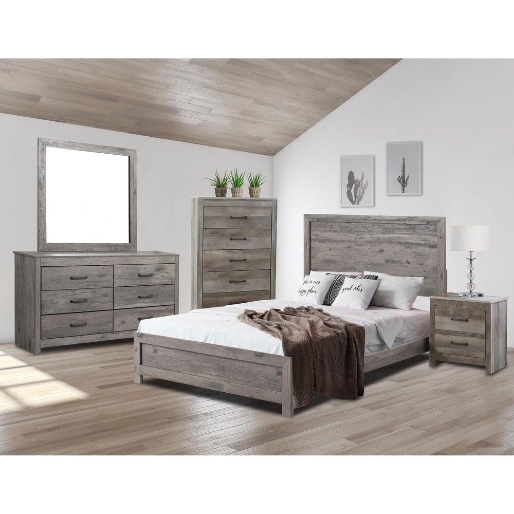 Seven Stars Langston 5 Drawer Chest in Manaslu Oak, , large