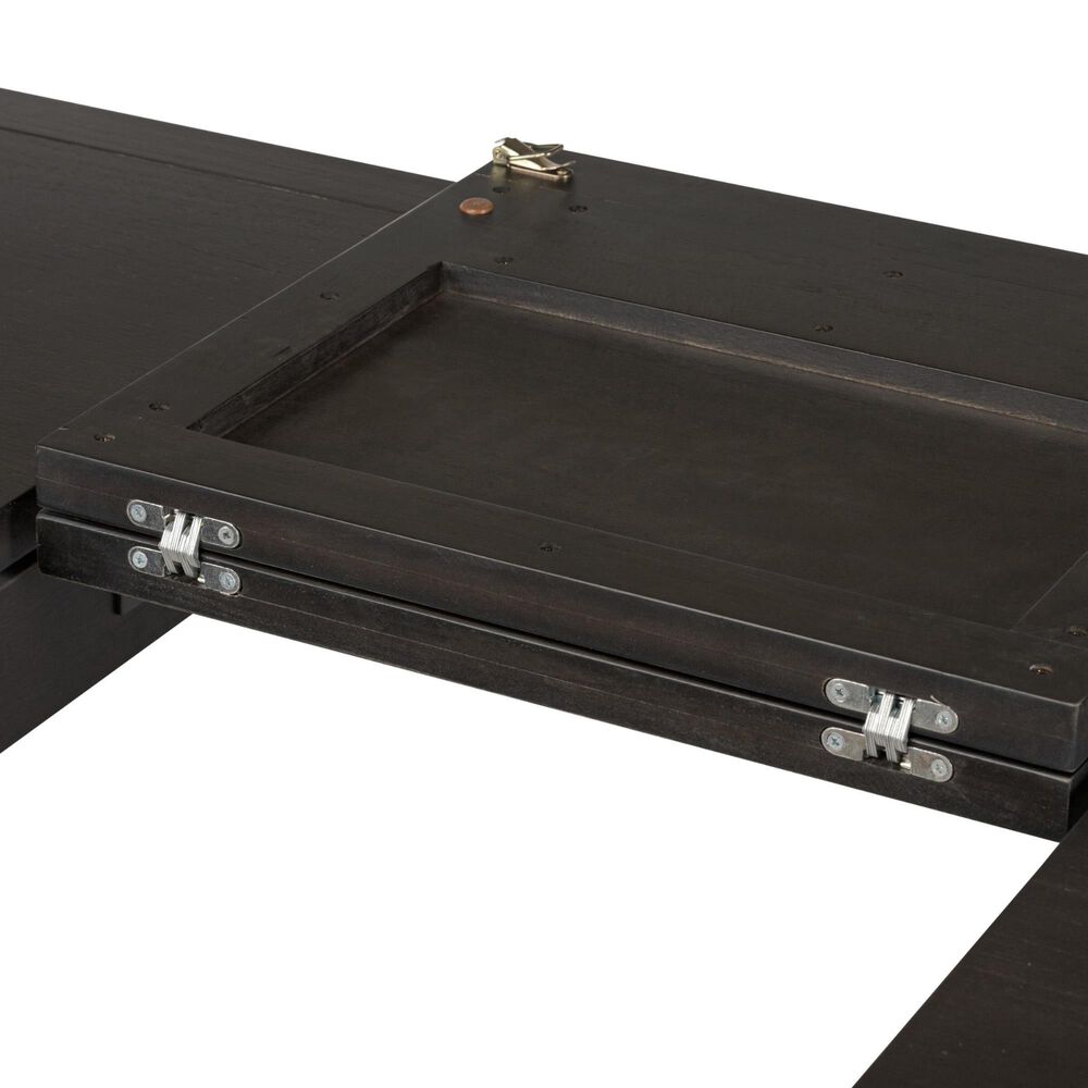 Four Hands Harper Extension Dining Table in Black Mango  - Table Only, , large