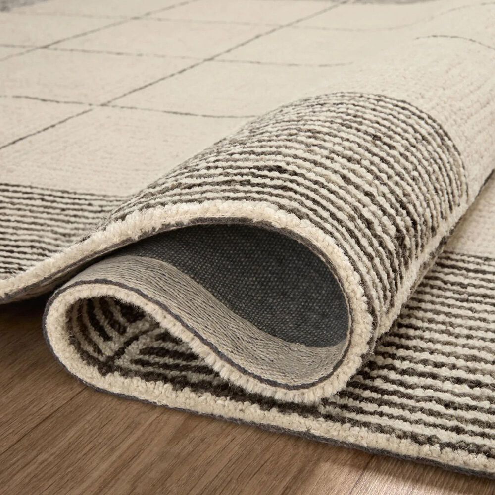 Chris Loves Julia x Loloi Francis 2&#39; x 5&#39; Cream and Black Area Rug, , large