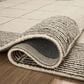 Chris Loves Julia x Loloi Francis 2" x 5" Cream and Black Area Rug, , large