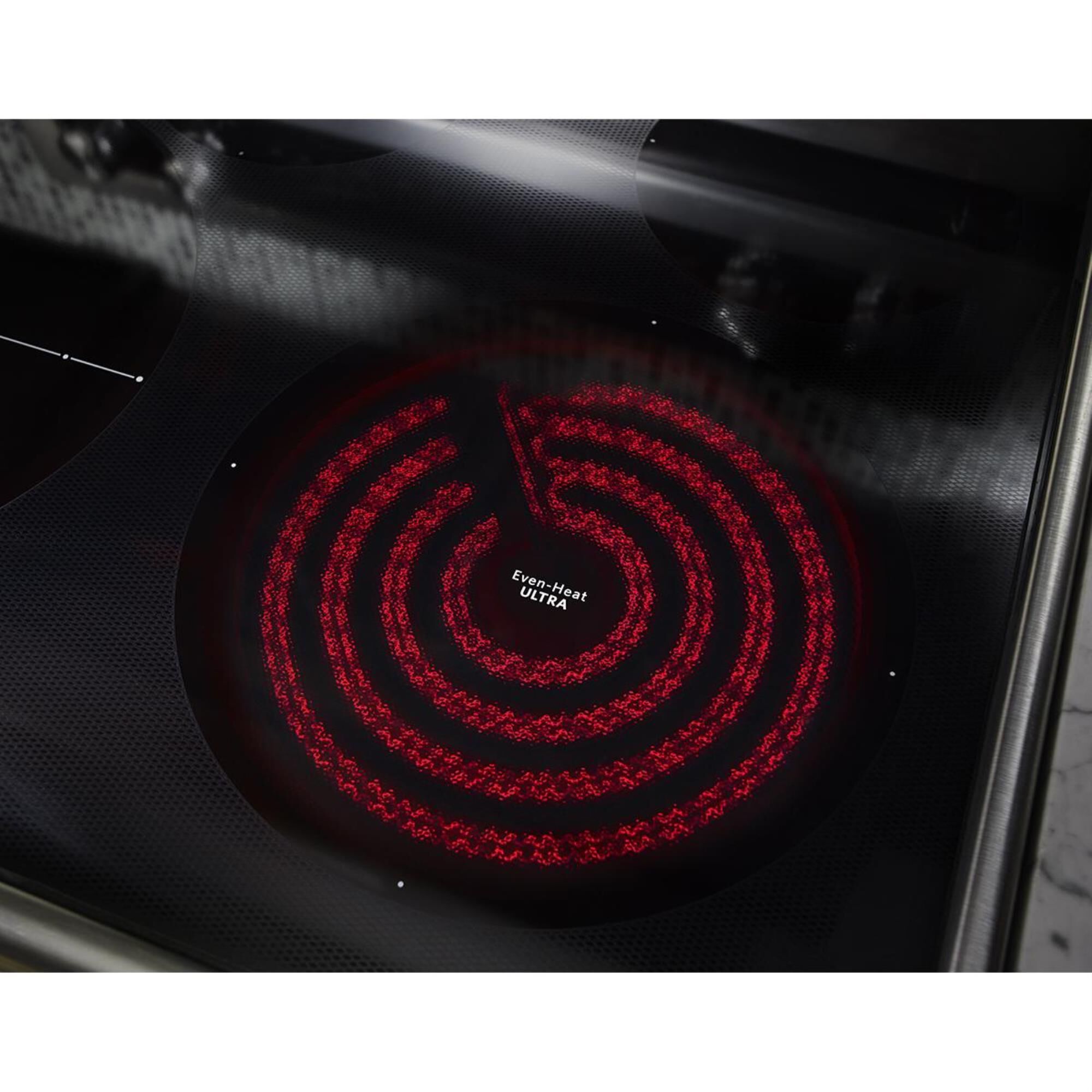 Freestanding electric double sales oven with induction hob
