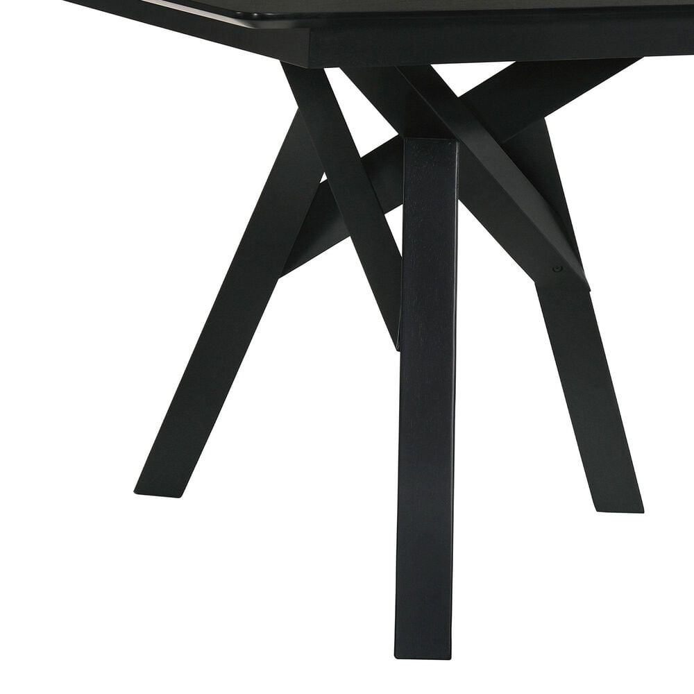 Blue River Cortina and Lima 5-Piece Rectangle Dining Set in Black, , large
