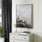 CosmoLiving by Cosmopolitan 40" x 30" Abstract Corner Wall Art in Black, Metallic Gold, White and Smoky Gray, , large